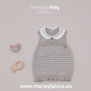 Bebé Pangasa Pelele Puntitos Cream Camel