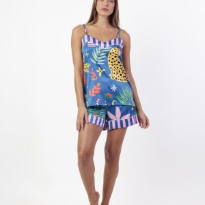 ADMAS LUXURY Pijama Tirantes Luxe Sauvage para Mujer