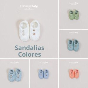 Pangasa Sandalia Botoncitos Verano Colores
