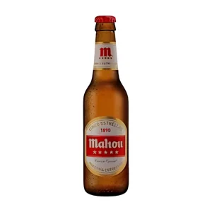 Cerveza «Mahou» 5 Estrellas 1/4 Botellín Caja 24 Unid