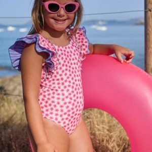 Bañador Niña Flores Pantera Rosa La Martinica