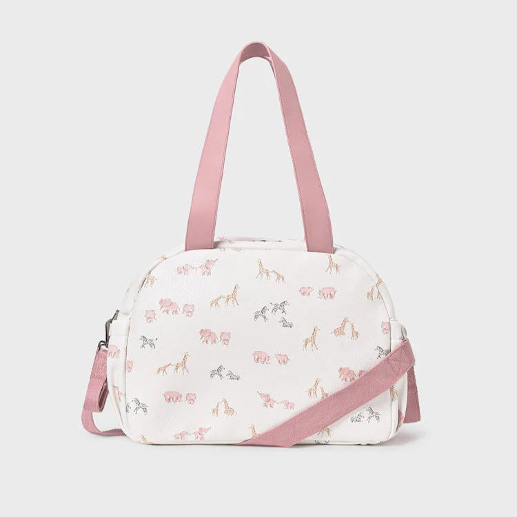Bolso Maternal Mediano Estampado Orquídea - Mayoral - Imagen 3