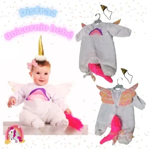 Disfraz invierno bebe unicornio Talla hasta 12 meses