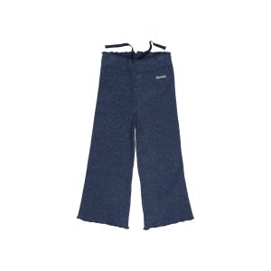Pantalón Waffle Wide Navy Búho