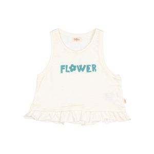 Top Flower White Buho