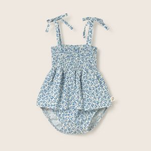 Ranita Tirantes Print Azul Bébe Cozmo