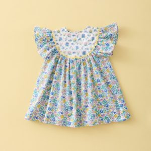 Vestido Liberty Blue Sand Mi Canesú