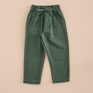 Pantalón Cinturilla Tinte Musgo Mi Canesú