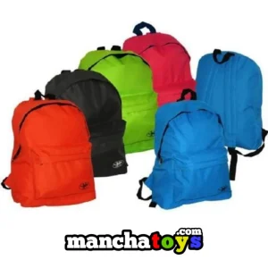 MOCHILA LAGART LISA BÁSICA 39 CM. (VARIOS COLORES A ELEGIR)